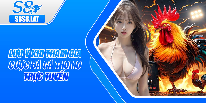 Lưu ý khi tham gia cược đá gà thomo trực tuyến