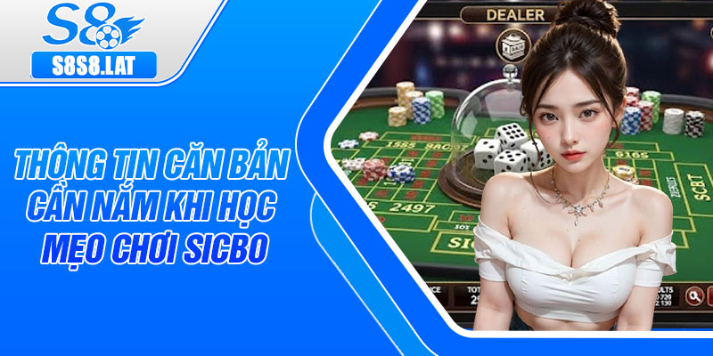 Thông tin căn bản cần nắm khi học mẹo chơi sicbo